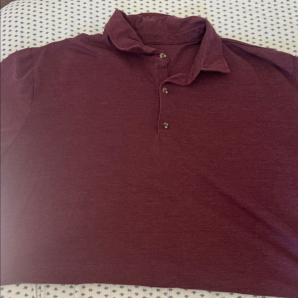 Classic Burgundy Polo Shirt